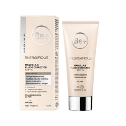BE+ Energifique Maquilhagem Fluida Pele Escura SPF 15, 40 ml