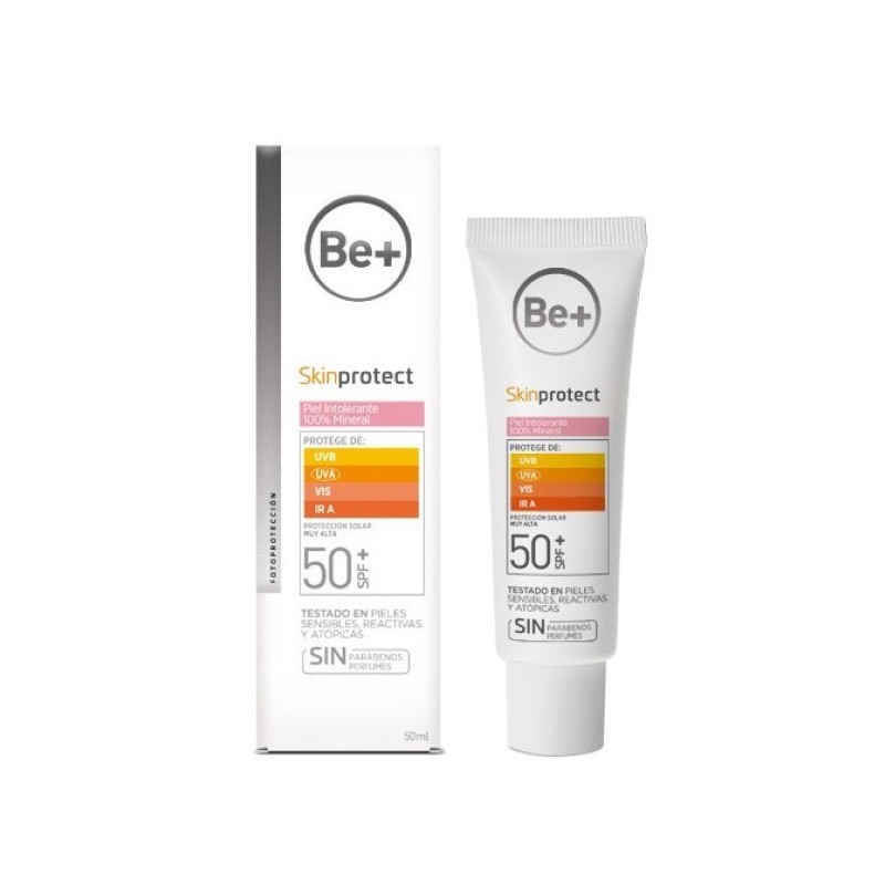 BE+ Skinprotect Pele Seca SPF50+, 50 ml