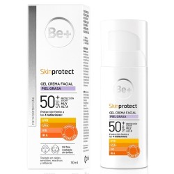 BE+ Skinprotect Pele Oleosa Acneica SPF50+, 50 ml