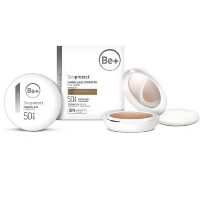 BE+ Skinprotect Maquilhagem Compacta Pele Clara SPF50+, 10g