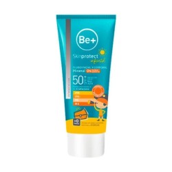 BE+ Skinprotect Infantil Fluido Mineral Facial‑Corporal SPF 50+, 100 ml