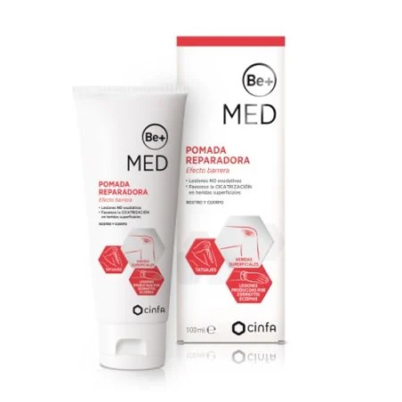 BE+ Pomada Reparadora Efeito Barreira, 100 ml