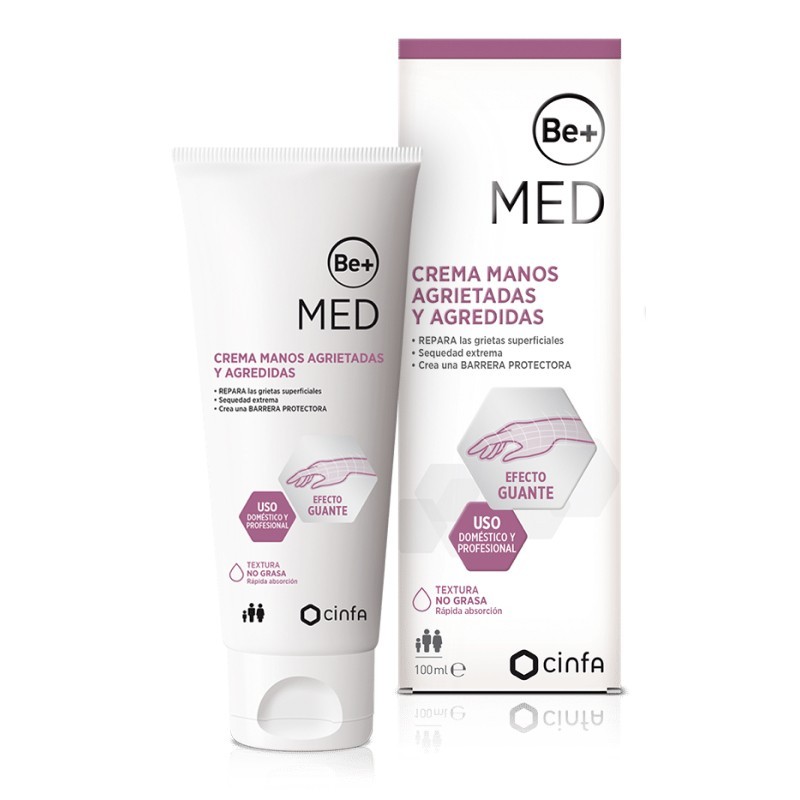 BE+ Med Creme Mãos Gretadas e Agressadas, 50ml
