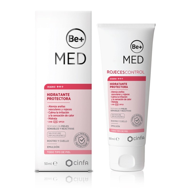 BE+ Med Rojeces Control Hidratante Protetora, 50 ml