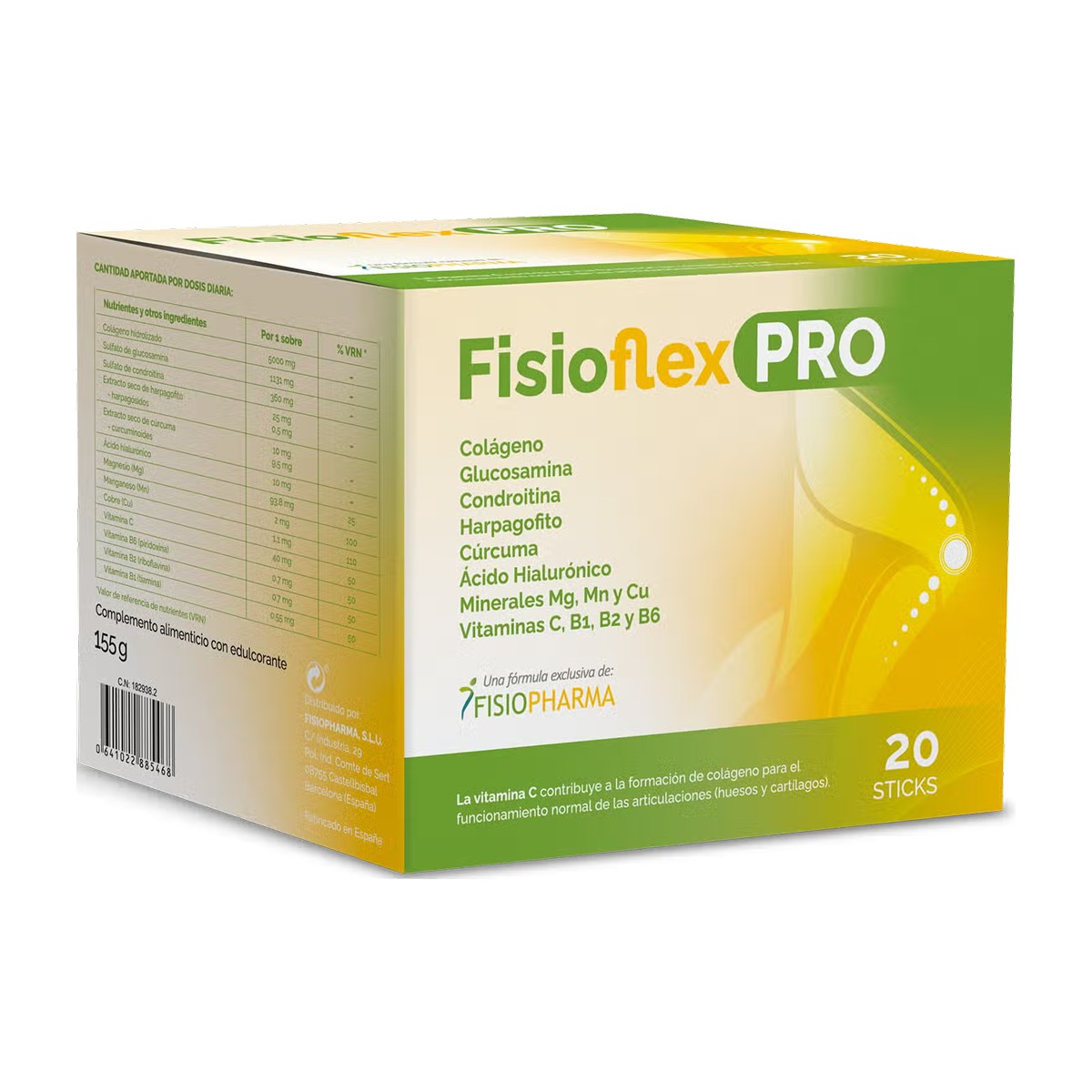 Fisioflex Pro, 20 sachês.