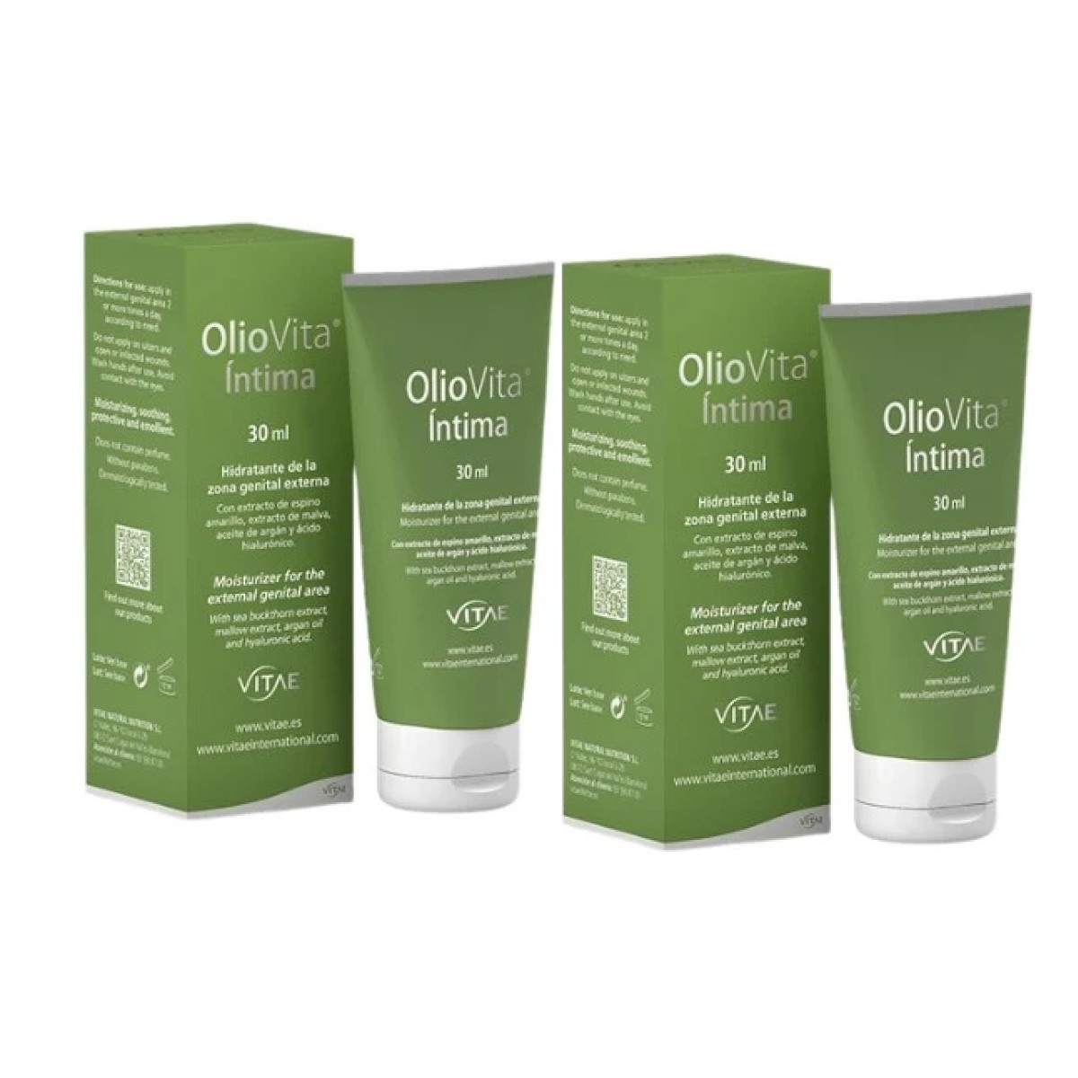 Vitae Oliovita Creme Íntima, Oferta Duplo 2x 30 ml