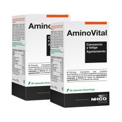 NHCO AminoVital cansaço e fadiga, Oferta Duplo 2x 56 cápsulas.
