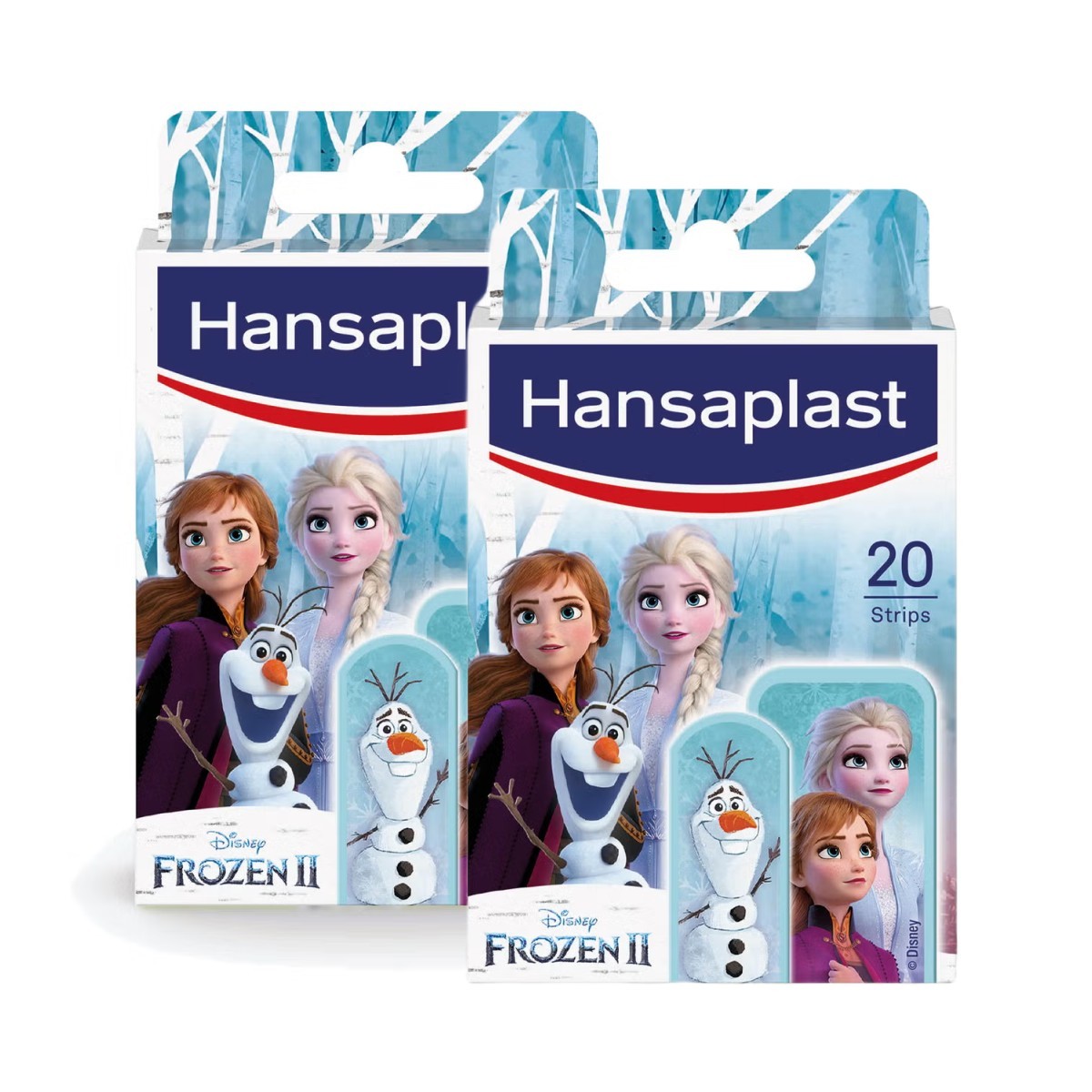 Hansaplast Curativos Adesivos Frozen II, Oferta Duplo 2x 20 Unid.