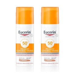 Eucerin Sun pigment control FPS 50+ tom médio, Oferta Duplo 2x 50 ml