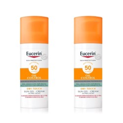 Eucerin Sun Gel Creme Controle de Óleo SPF50+, Oferta Duplo 2x 50 ml