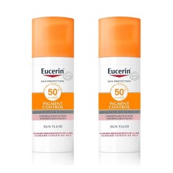 Eucerin Sun Fluid Pigment Control SPF50+, Oferta Duplo 2x 50ml.