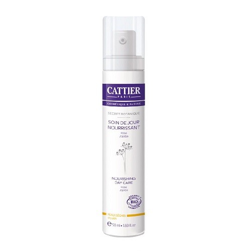 Creme de Dia Nutritivo Cattier (por exemplo, seco/sensível), 50ml.