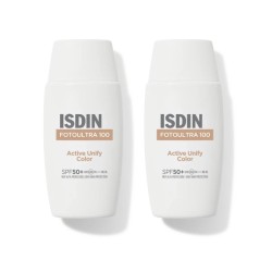 Isdin Fotoultra 100 Active Unify Cor SPF50+, Oferta Duplo 2x 50 ml