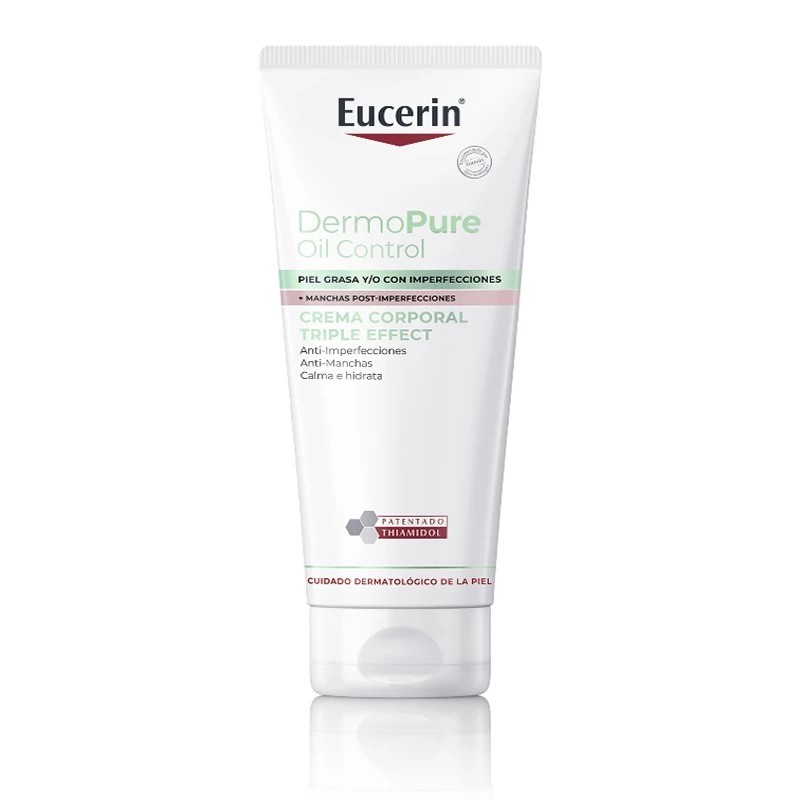 Eucerin DermoPure Oil Control Crema Corporal Triple Efecto, 200 ml