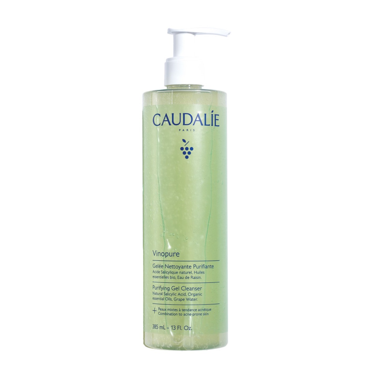 Caudalie Vinopure Gelatina de Limpeza Purificante, 385 ml
