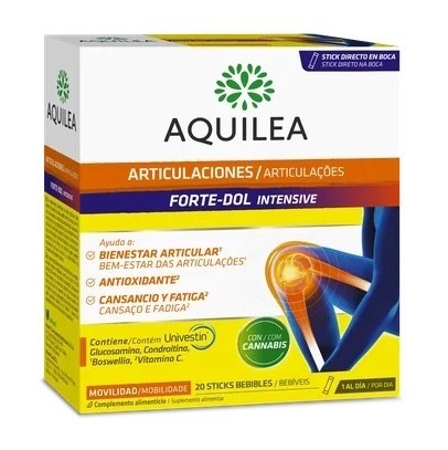 Aquilea Articulações Forte Dol Intensive, 20 sticks bebíveis Aquilea Articulações Forte Dol Intensive, 20 sticks bebíveis