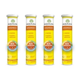 Aquilea Magnésio Sabor Limão Formato XL, 375 mg – 56 comprimidos efervescentes