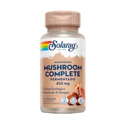 Cogumelo Fermentado Solaray Completo, 60 cápsulas veganas
