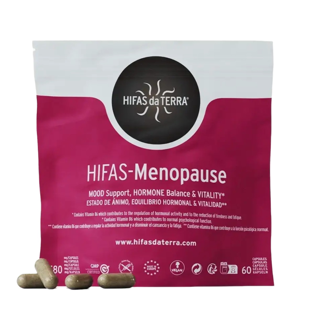 Hifas Menopause Refill, 60 cápsulas