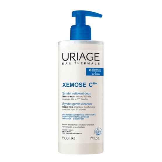 Uriage Xémose Syndet Limpeza Suave, 500 ml