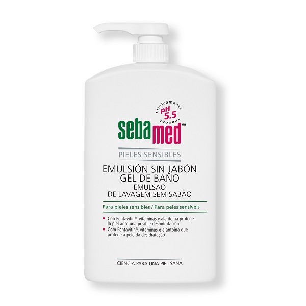 Emulsão sem sabão sebamed, 1 L