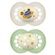 MAM Original Night Neutral Chupeta Fisiológica de Silicone +16M, 2 unidades