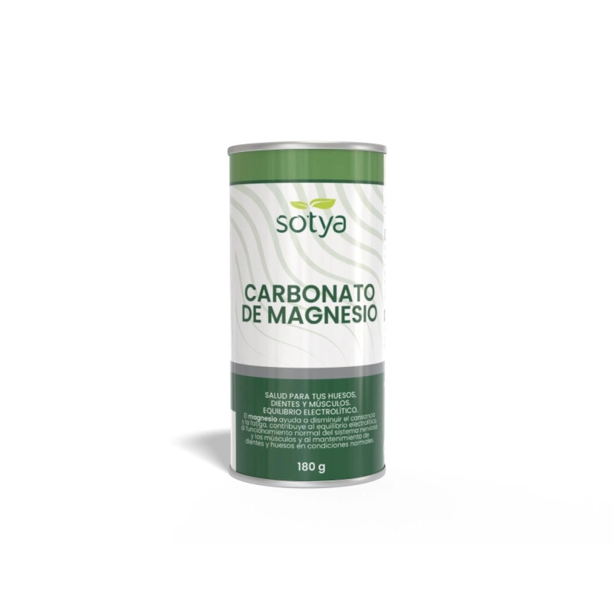 Carbonato de magnésio natural de sotya, 180 g
