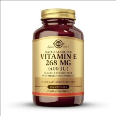 Solgar vive em 400 UI, 100 caps. Hortaliça.