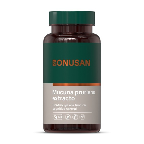 Bonusan mucuna pruriens, 60 cápsulas.