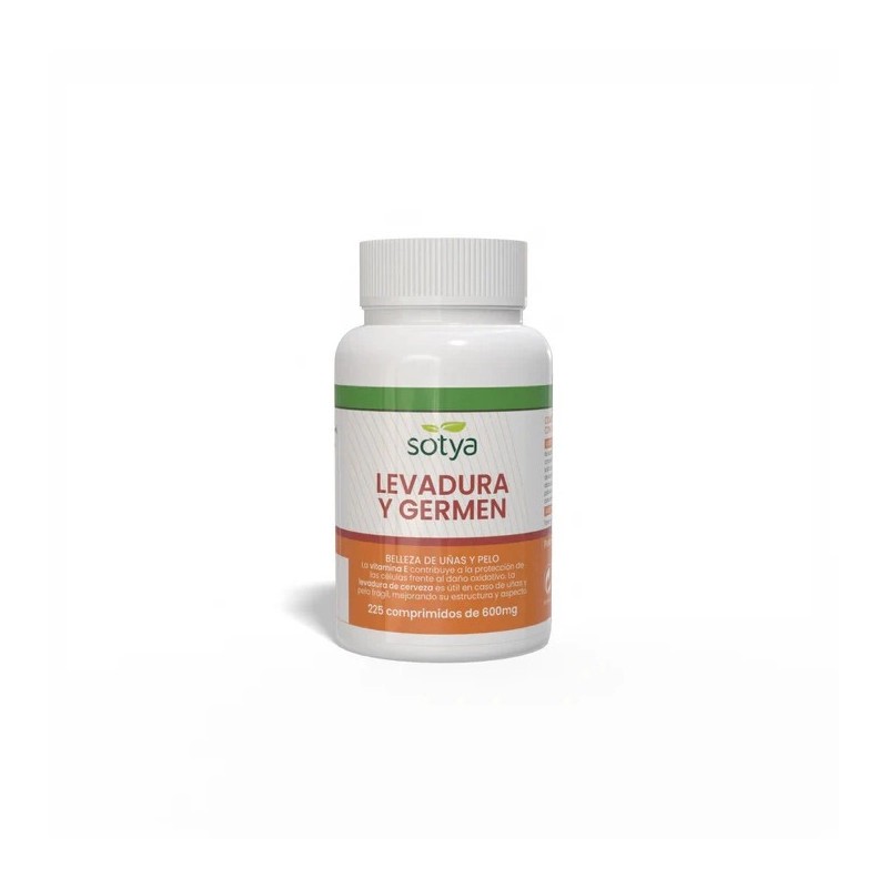 Soja: Levedura de cerveja com gérmen de trigo. 225 comprimidos
