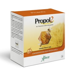 Aboca Propol2 EMF Citrus & Sabor Mel, 20 Comprimidos