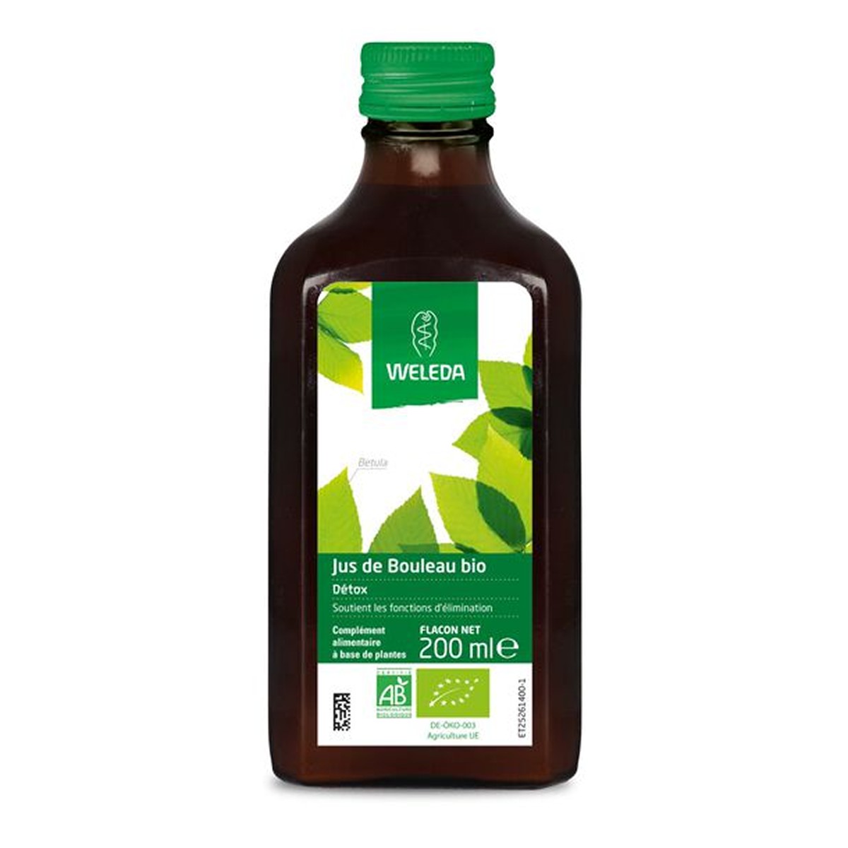 Suco de bétula Weleda, 250 ml.