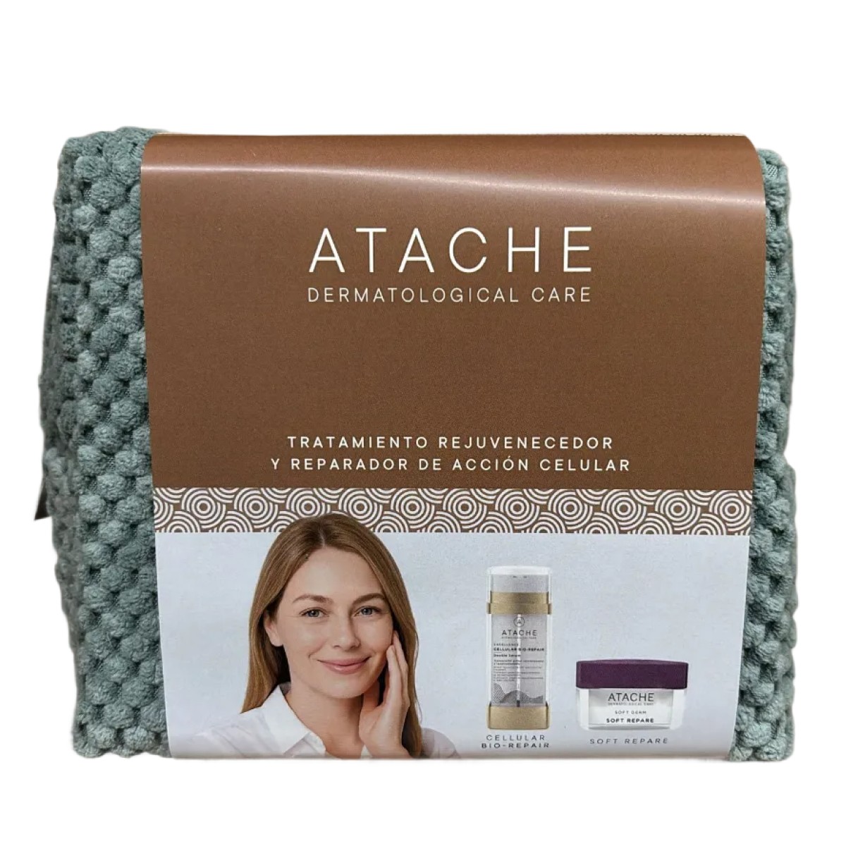 Pacote de ação de células de atache: Excelente soro celular BIO-repair + creme de reparo macio