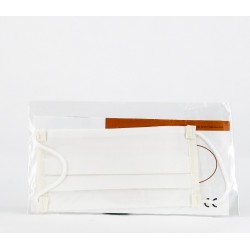 Máscara reutilizável, FFP2 filtragem equivalente Tamanho S branco, 1pc.