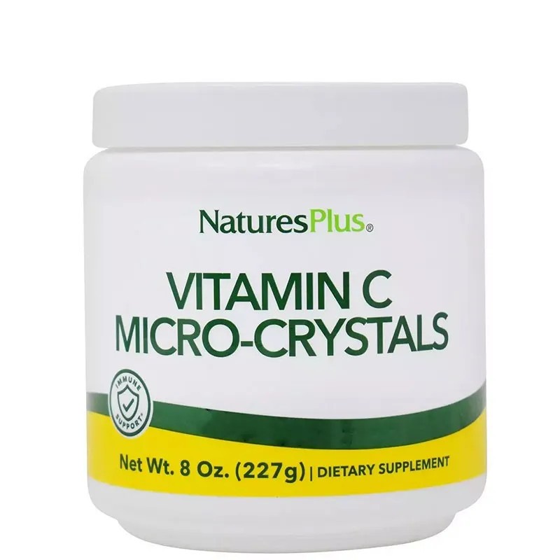 Microcristais Natures Plus Vitamina C, 227gr.