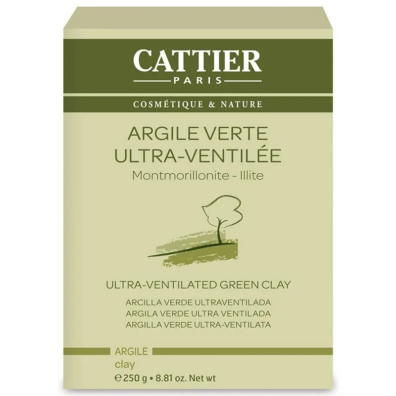 Argila Ultra-Ventilada Verde Cattier, 250 g.