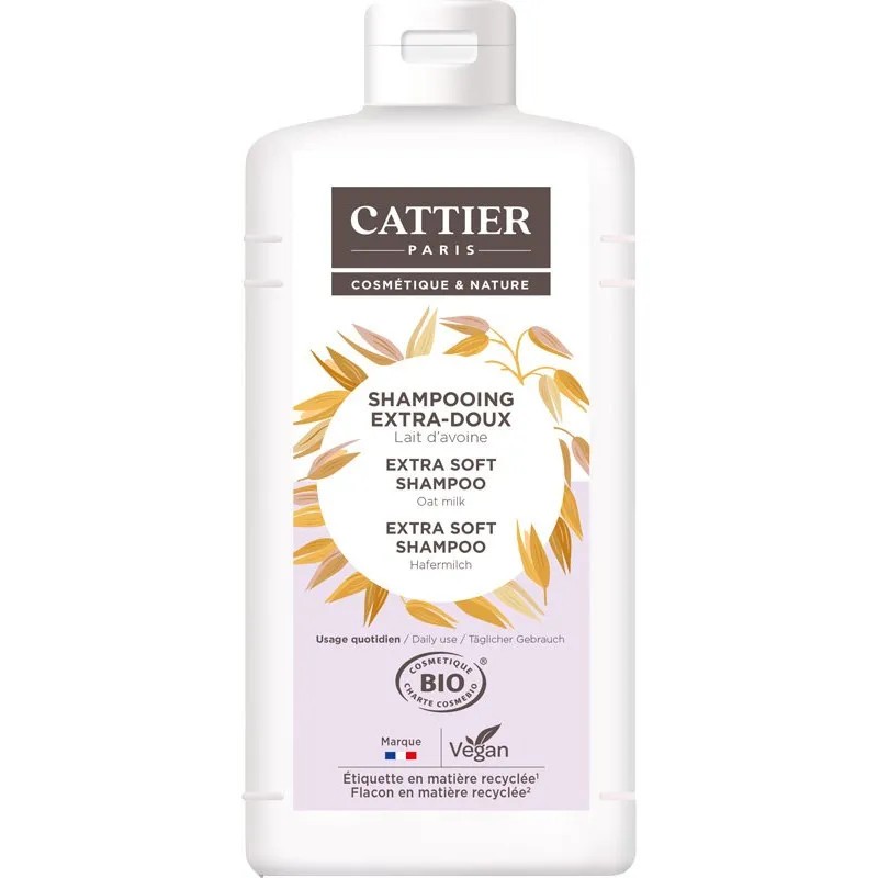 Cattier Shampoo Extra Suave, 1L.