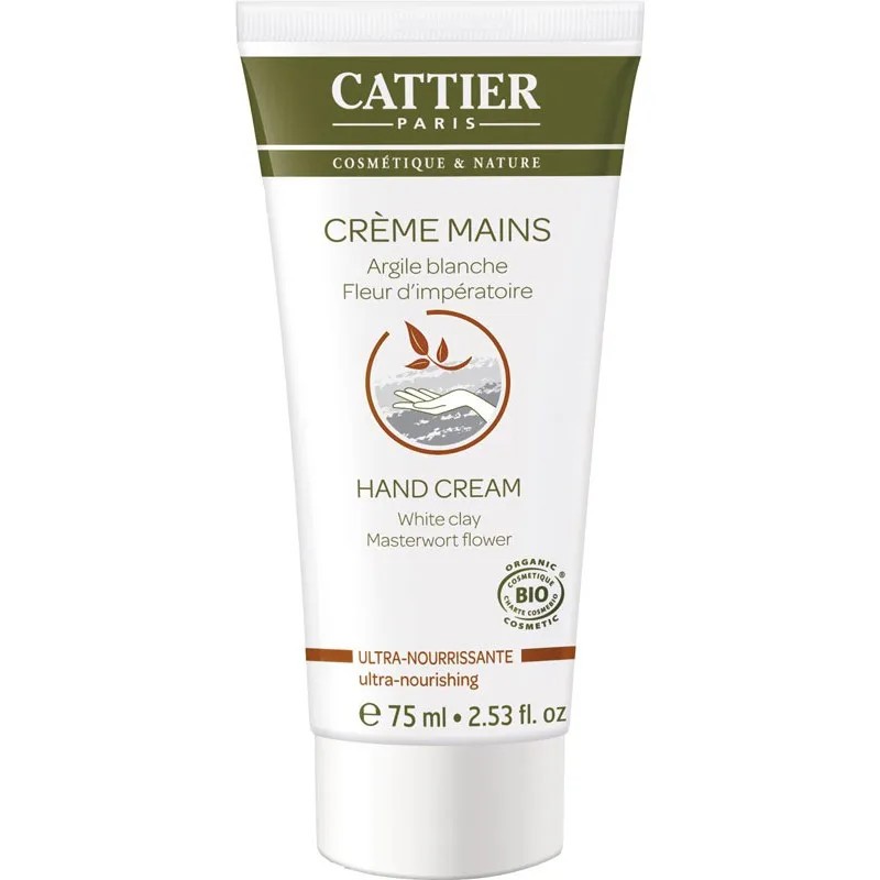Cattier Ultra Creme Nutritivo para as Mãos, 75 ml.