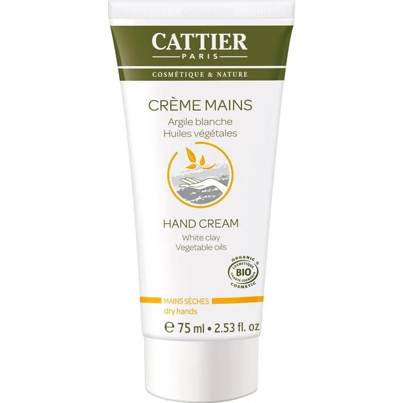 Cattier Creme Mãos Secas, 75 ml.