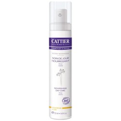 Creme de Dia Nutritivo Cattier (por exemplo, seco/sensível), 50ml.