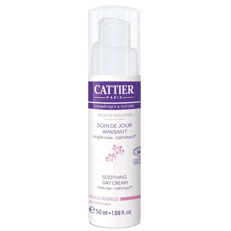 Creme de Dia Calmante Cattier 50 ml.