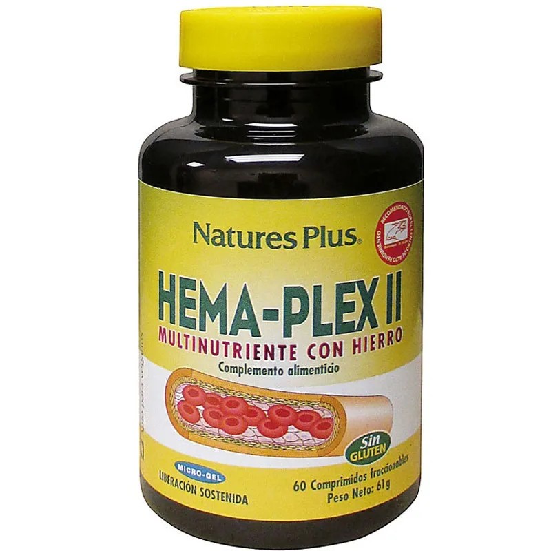Nature's Plus Hema-Plex II, 60 Comp.