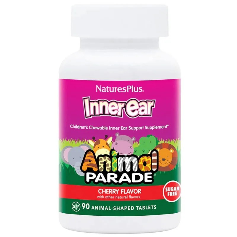 Natures Plus animal desfile ouvido interno suporte 90 comp.