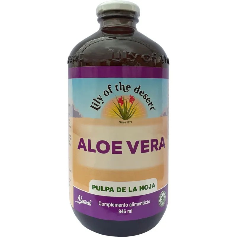 Lírio Sobremesa Aloe Zumo Eco Polpa, 946ml.