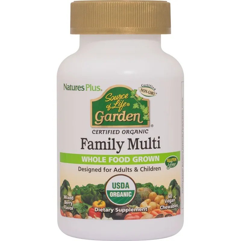 Nature's Plus Garden Family Multi 60 comp. Mastic.