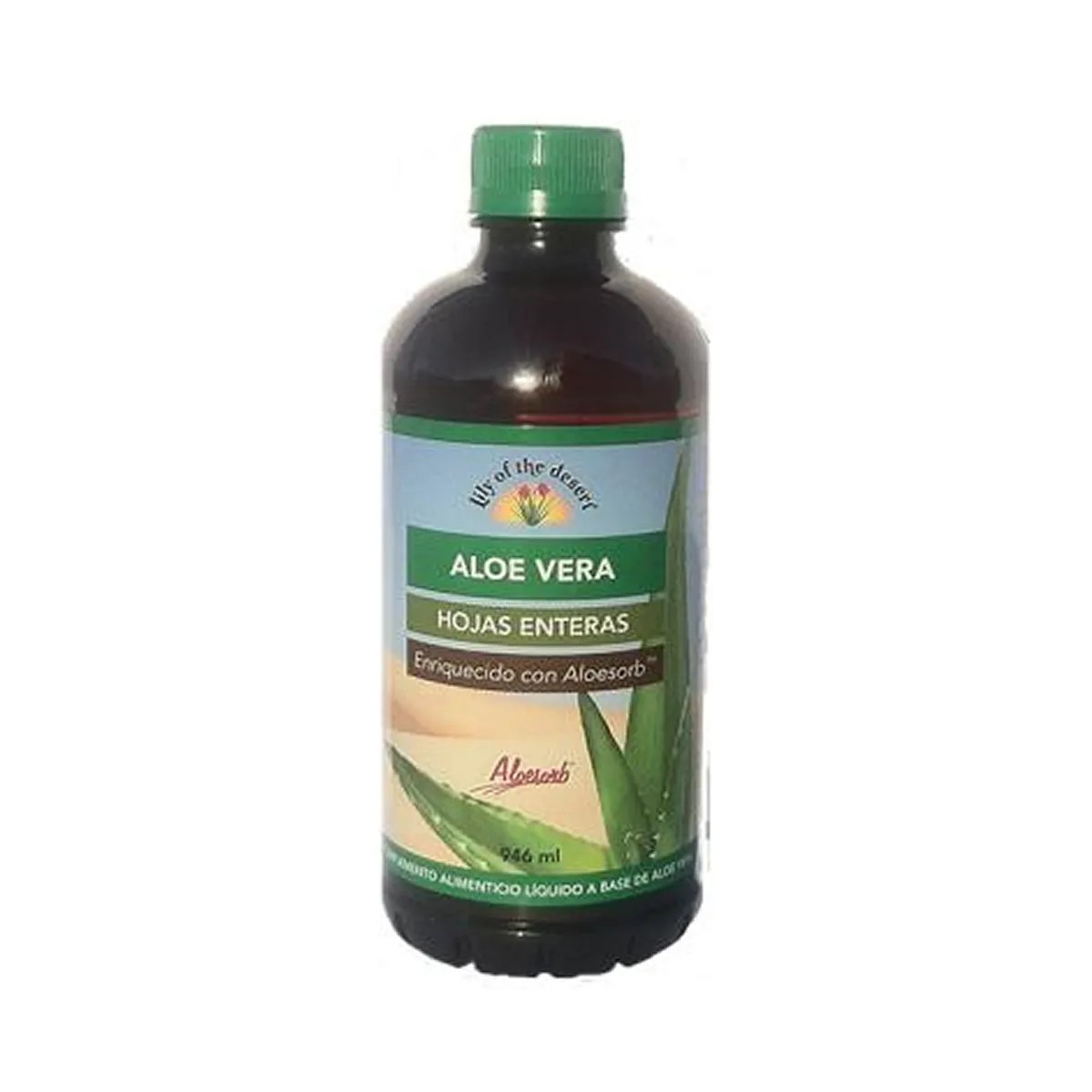 Lírio do Deserto Zumo de Aloe Vera, 946ml.