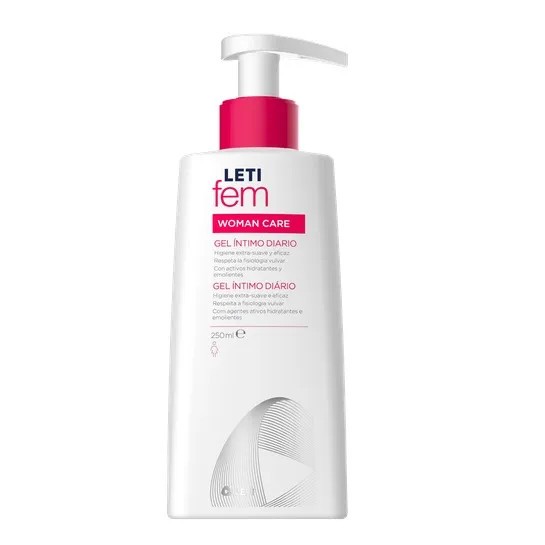 Letifem mulher gel íntimo 250 ml tamanho pequeno