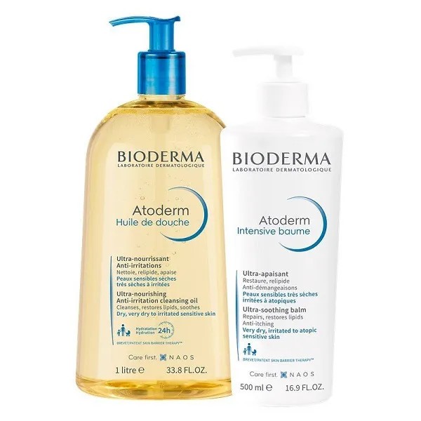 Bioderma Pack Loção Intensiva Atoderm + Óleo de Banho