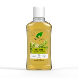 Enxaguante bucal Dr Dental Organic Tea Tree, 500ml.