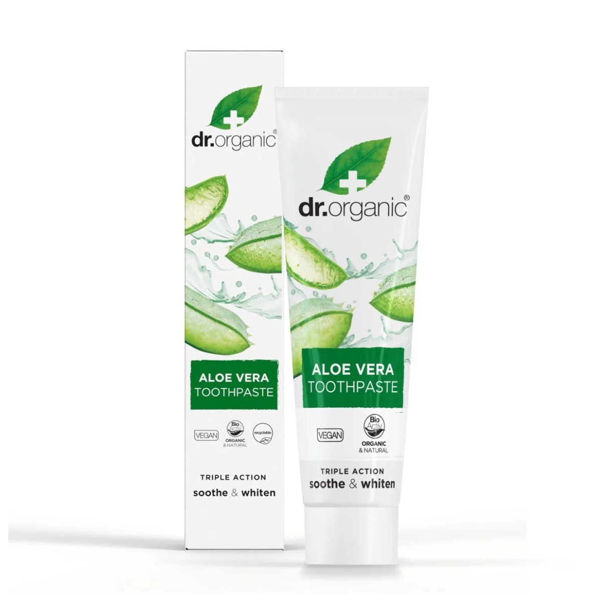 Dr Creme Dental Dr Aloe Vera Orgânico, 100ml.